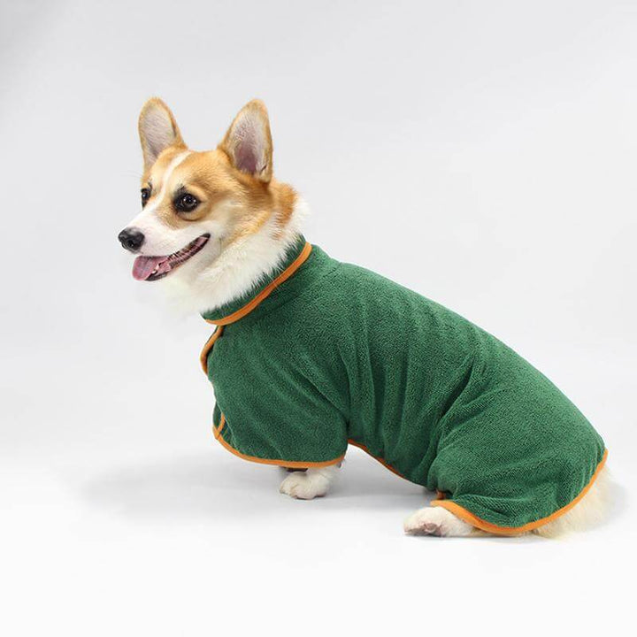 Hundebadekåpe i Mikrofiber – Tørker og Varmer Hund etter Bad/Tur