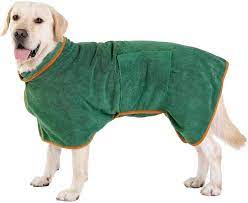 Hundebadekåpe i Mikrofiber – Tørker og Varmer Hund etter Bad/Tur