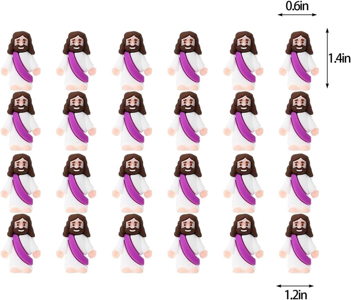 Mini Jesus-figur i PVC | Påskepynt for Festlige Anledninger