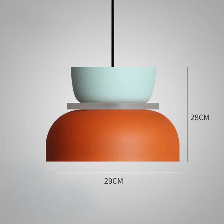 Minimalistisk Pendellampe i Pastell for Moderne Interiør