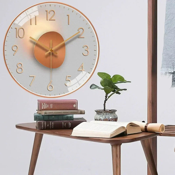 Minimalistisk Veggklokke for Hjem og Kontor