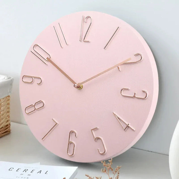 Minimalistisk Stille Veggklokke for Moderne Hjem