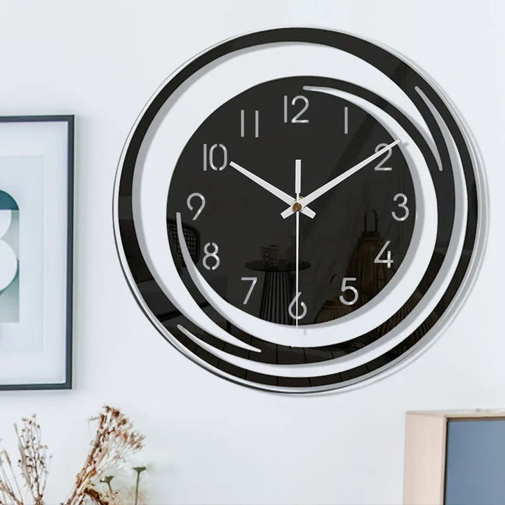 Moderne Minimalistisk Veggklokke – Stille og Elegant Design