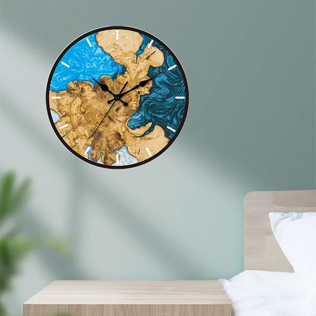 Minimalistisk Gjennomsiktig Veggklokke for Moderne Hjem