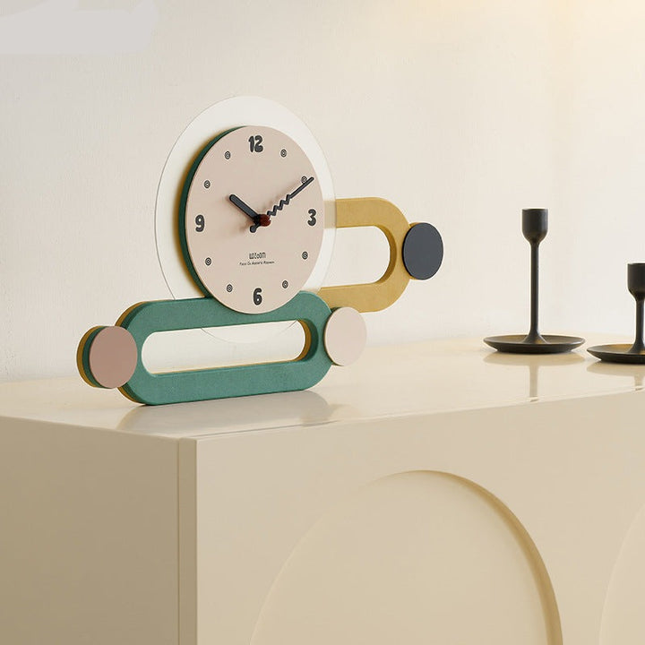 Moderne Veggklokke 3D Design for Hjem og Kontor