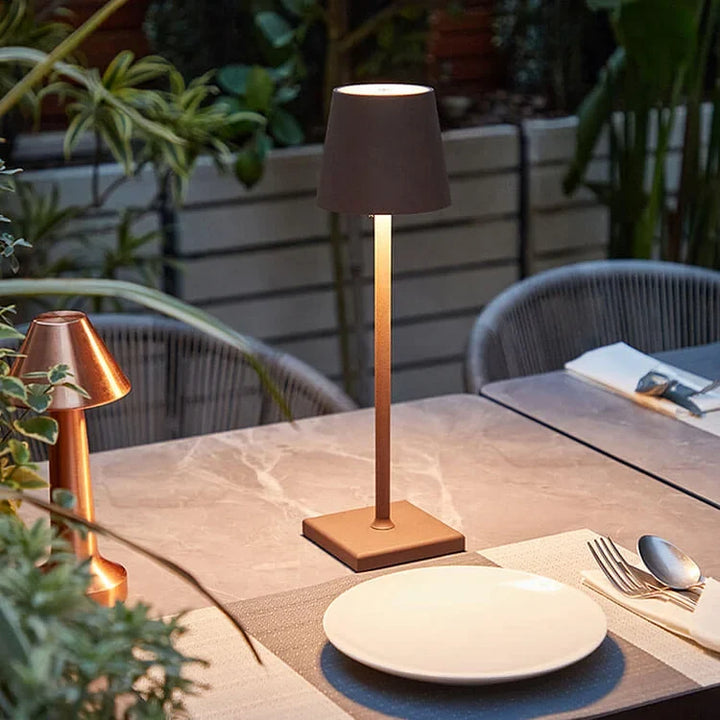 Trådløs LED-bordlampe - Bærbar &amp; Dimmbar