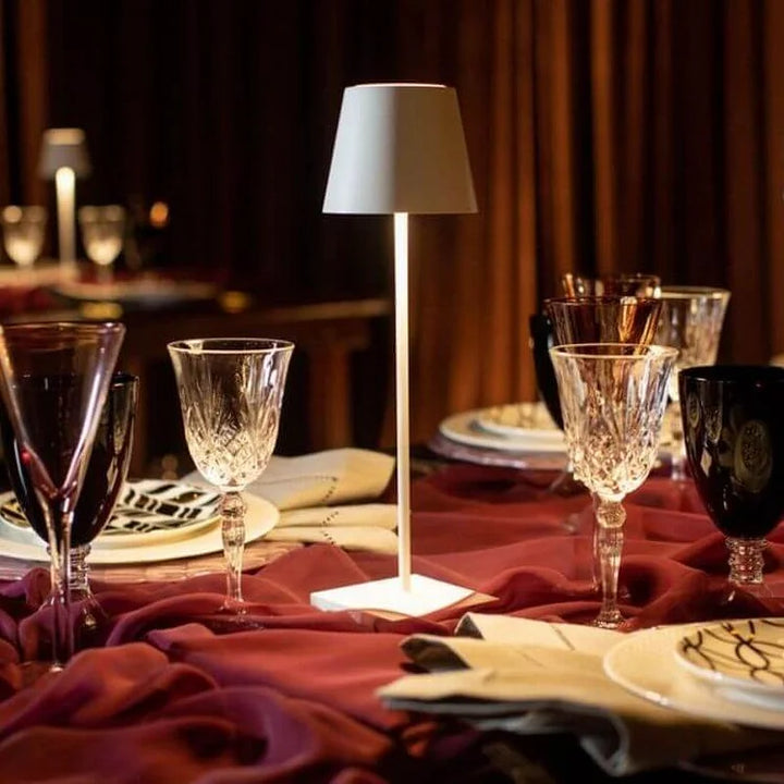 Trådløs LED-bordlampe - Bærbar &amp; Dimmbar