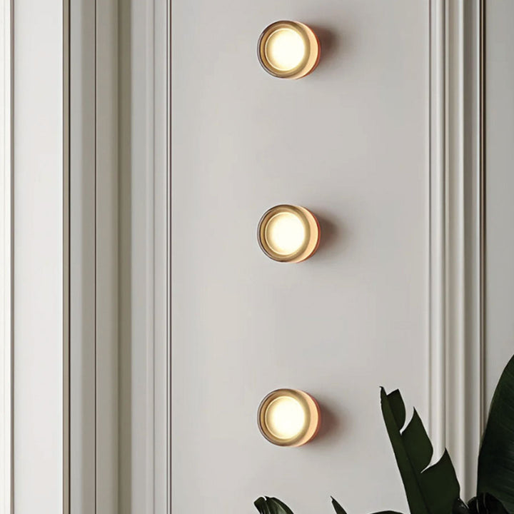 DimpleGlow Vegglampe – Moderne Design for Soverom og Stue