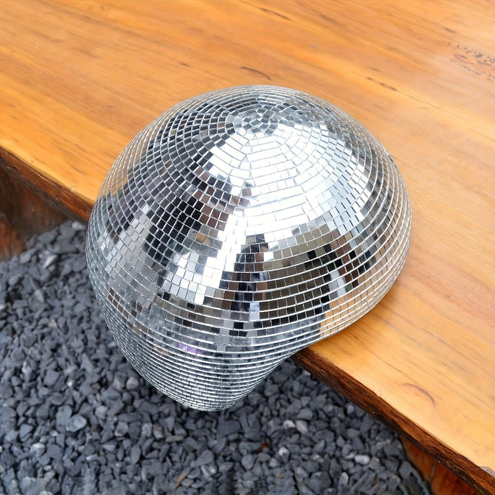 Dekorativ Diskokuleskulptur for Hjemmet