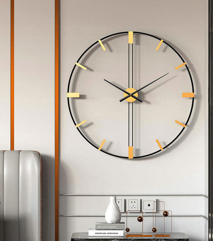 Elegant og Stille Veggklokke for Moderne Stuer – Perfekt Tidsvisning
