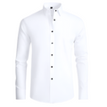 Herre Moderne Stretchskjorte for Elegant Komfort
