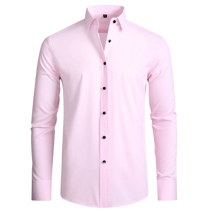 Herre Moderne Stretchskjorte for Elegant Komfort