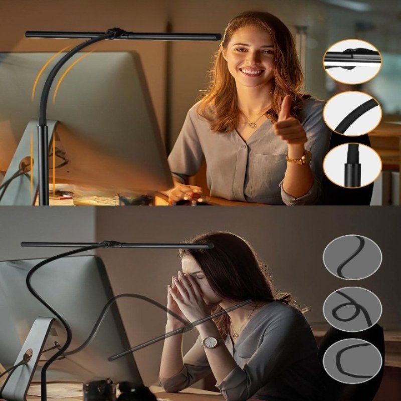 Fleksibel Bordlampe med Svanehals | Optimal Belysning