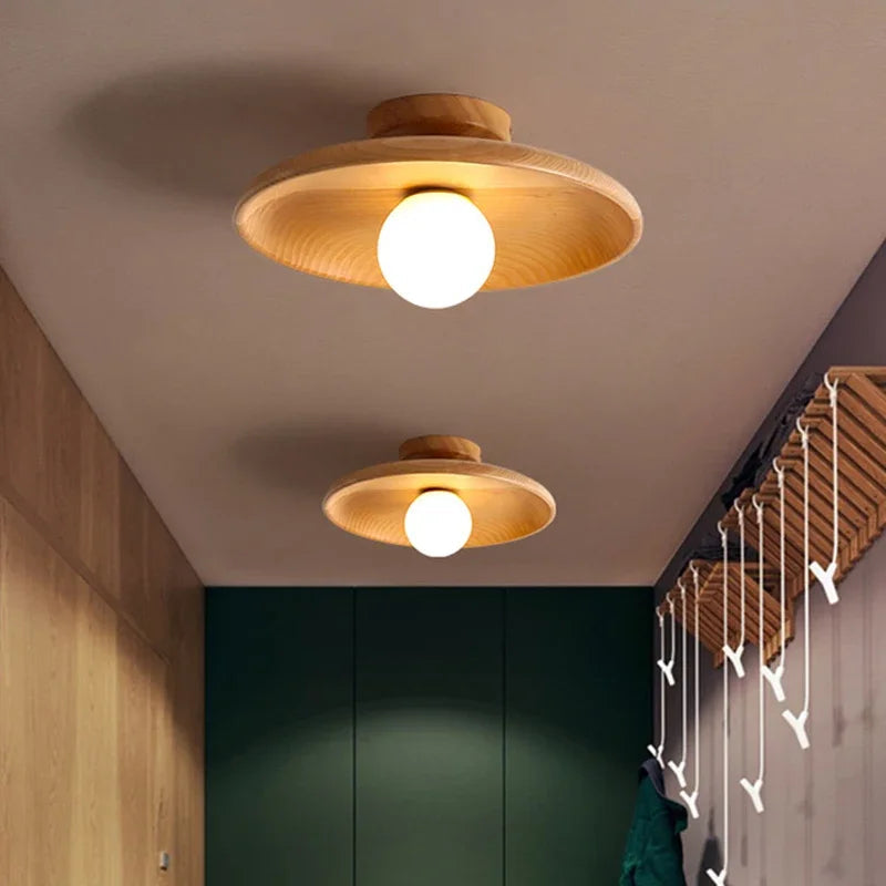 Moderne Kuleformet Taklampe for Varm Belysning
