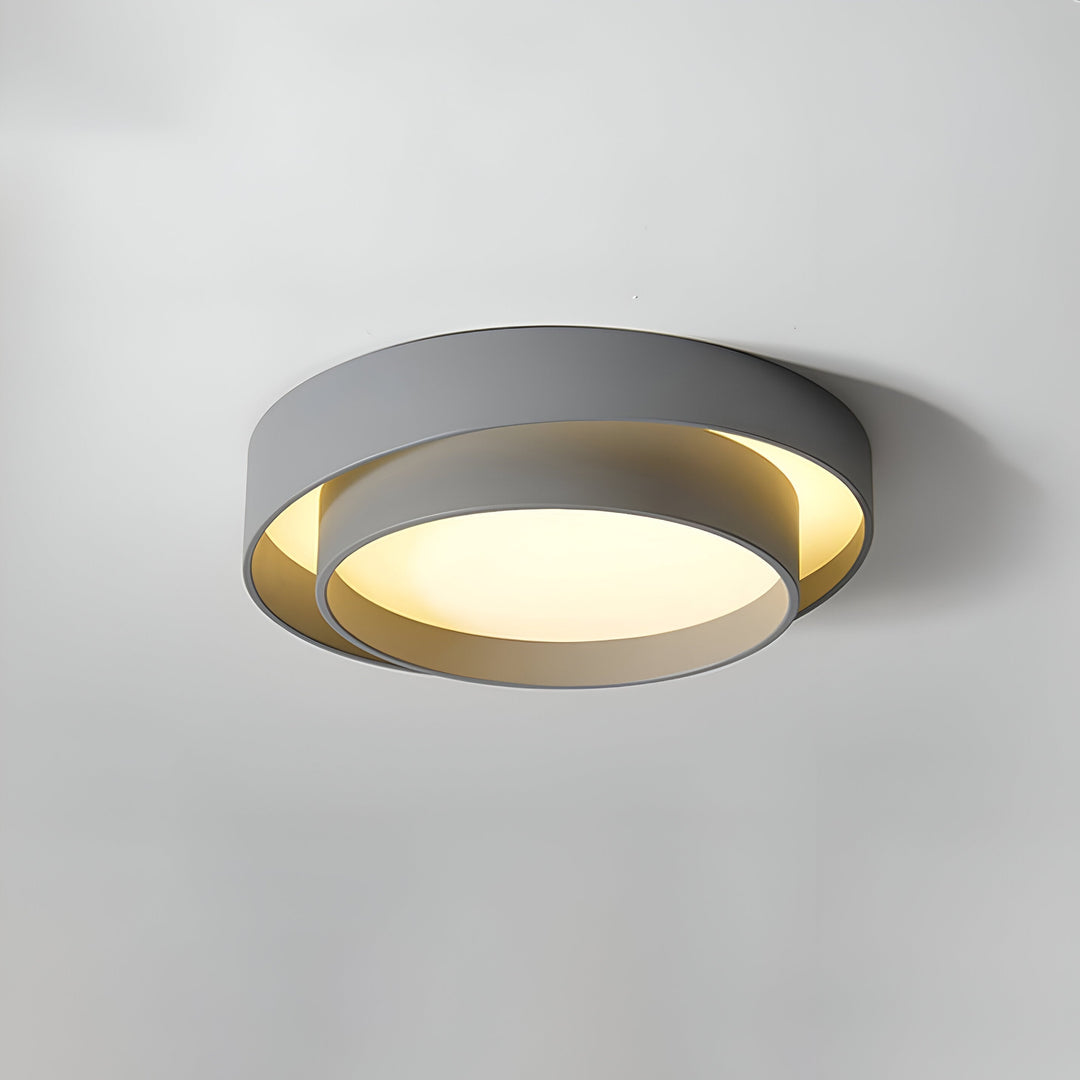 Moderne LED Taklampe med Dobbeltlags Design