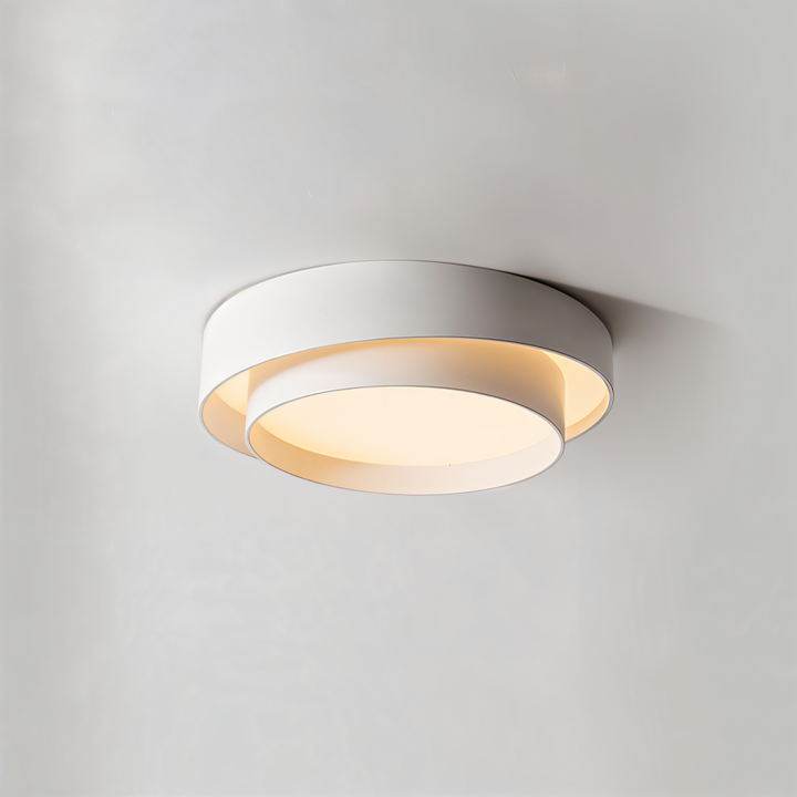 Moderne LED Taklampe med Dobbeltlags Design