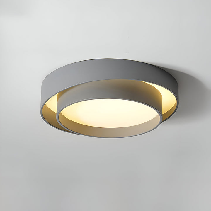 Moderne LED Taklampe med Dobbeltlags Design
