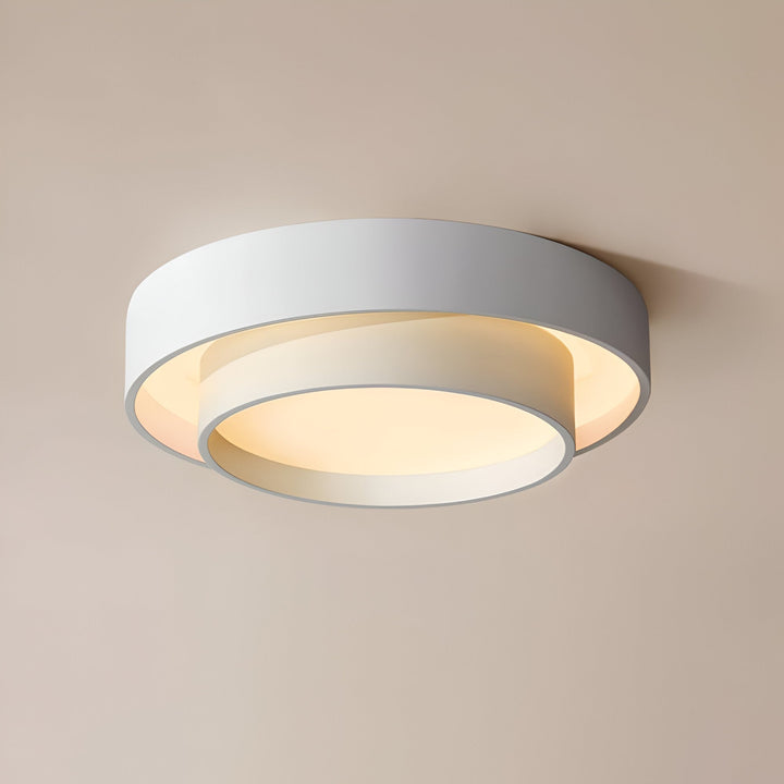 Moderne LED Taklampe med Dobbeltlags Design
