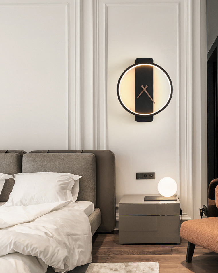 Moderne LED Veggklokke – Tidløs Eleganse for Ditt Hjem