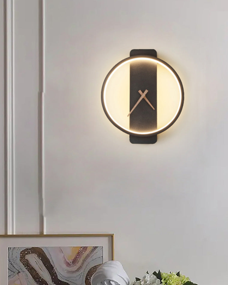 Moderne LED Veggklokke – Tidløs Eleganse for Ditt Hjem