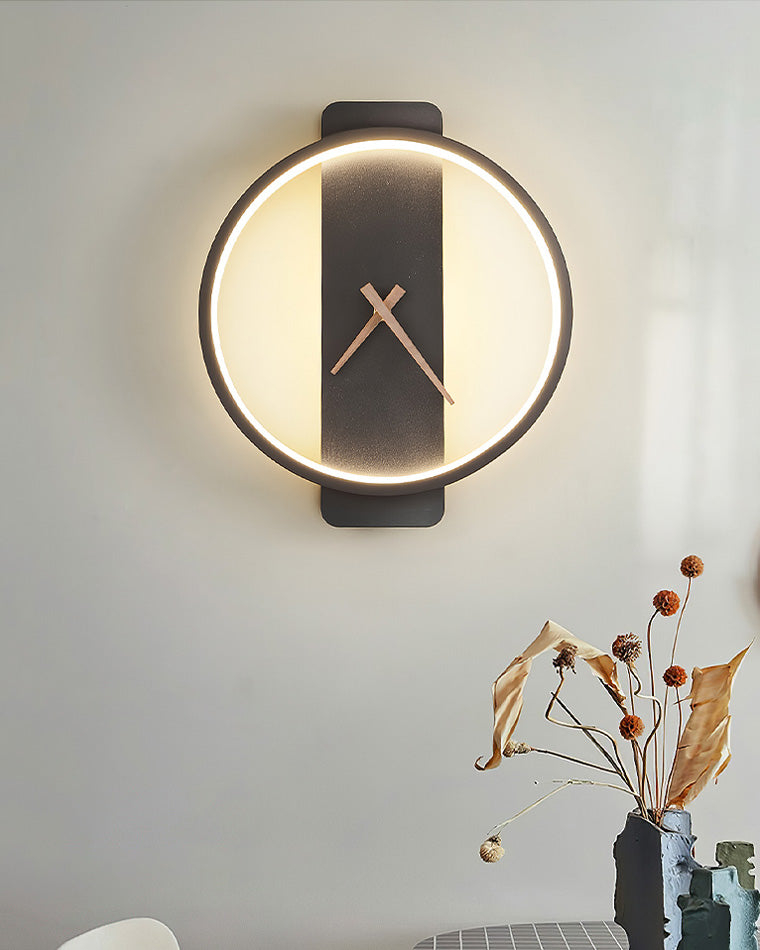 Moderne LED Veggklokke – Tidløs Eleganse for Ditt Hjem