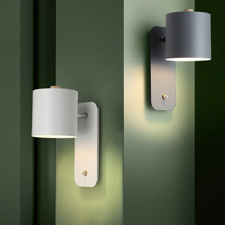 Moderne LED Vegglampe for Hjemmet med Praktisk Bryter