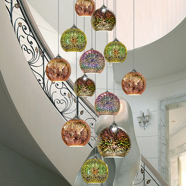 Moderne Pendellampe med Unikt 3D-Design for Hjemmet