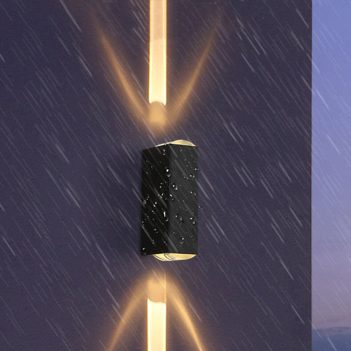 Moderne Rektangulær Utendørs Vegglampe LED – 6W/10W