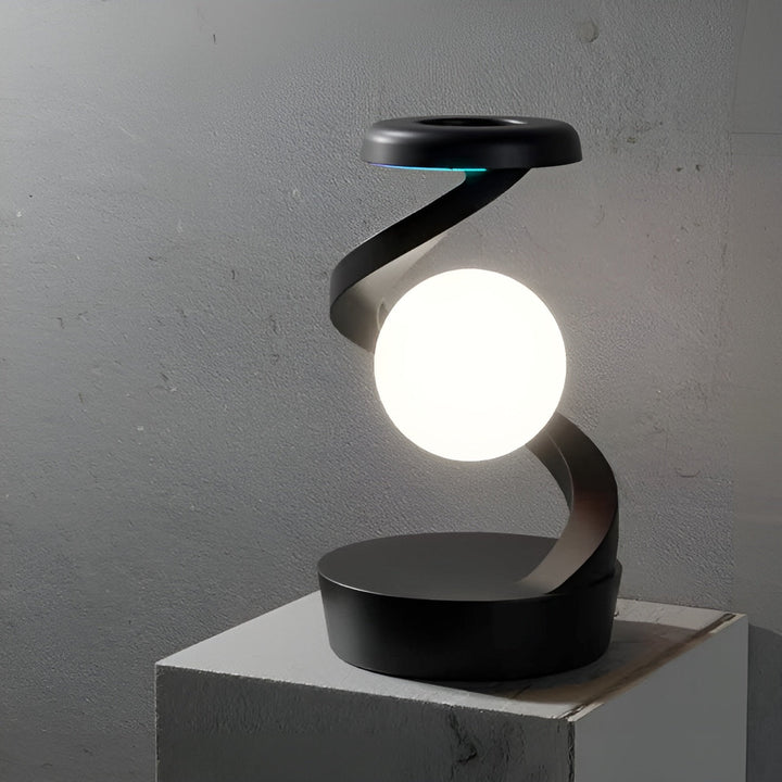Moderne Svevende Lampe med Roterende LED og Trådløs Lading