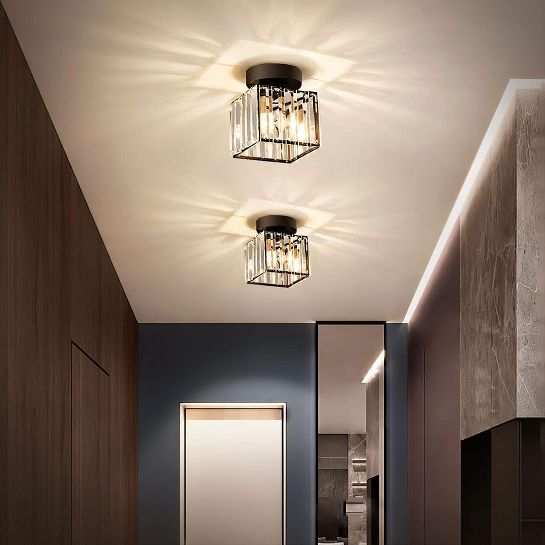 Moderne Taklampe – Elegant Design med Glitrende Detaljer