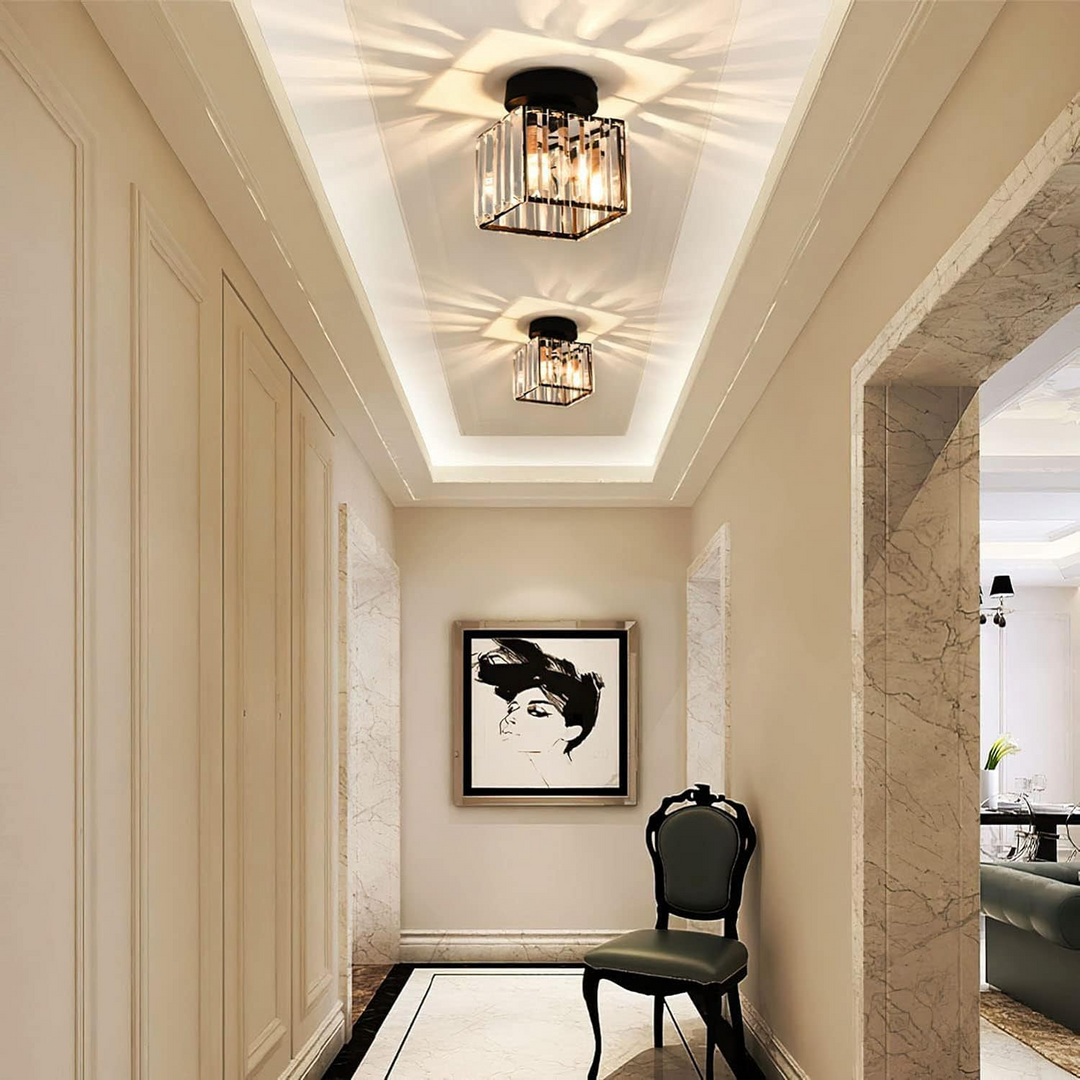 Moderne Taklampe – Elegant Design med Glitrende Detaljer