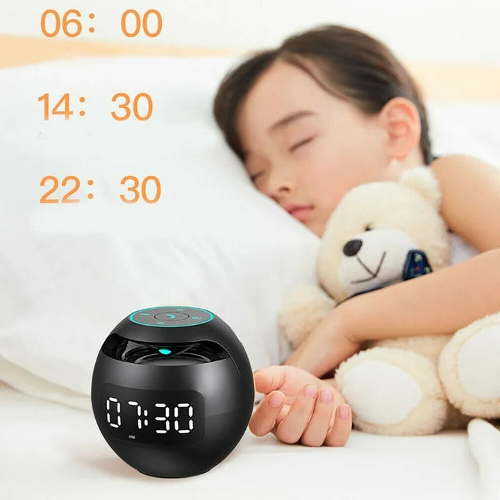 Multifunksjonell Vekkerklokke med Bluetooth Høyttaler
