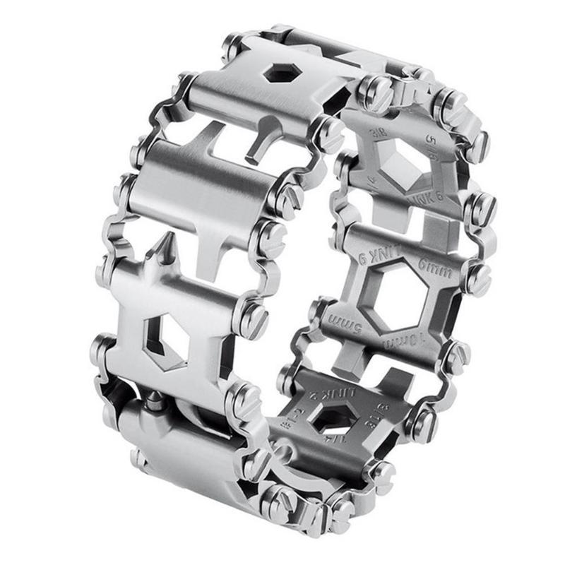 Unisex Multiverktøy Armbånd – 29 Funksjoner for Eventyr
