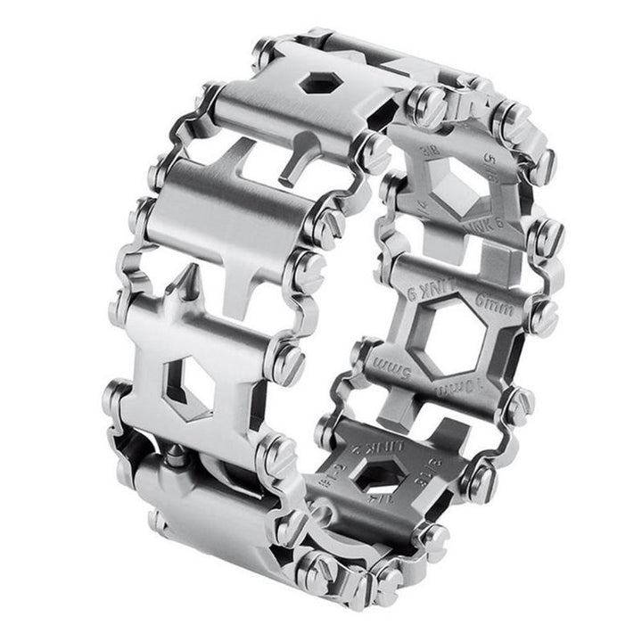 Unisex Multiverktøy Armbånd – 29 Funksjoner for Eventyr