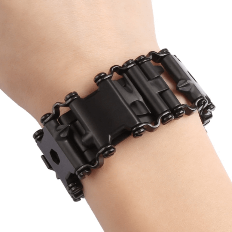 Unisex Multiverktøy Armbånd – 29 Funksjoner for Eventyr