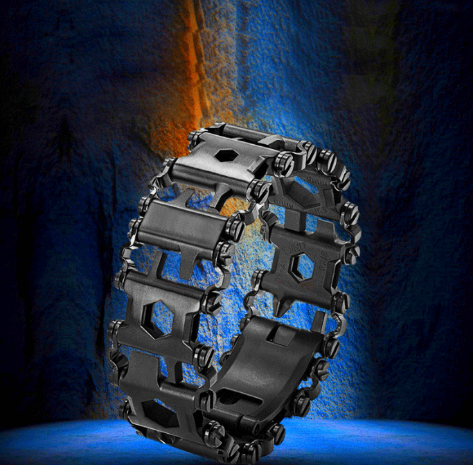 Unisex Multiverktøy Armbånd – 29 Funksjoner for Eventyr