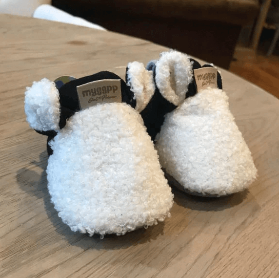 Myke Babysko med Lammedesign for Småbarns Første Skritt