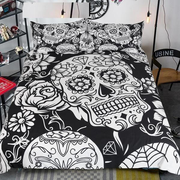 Unisex Skull Sengetøy – Unik Komfort for Sovetid