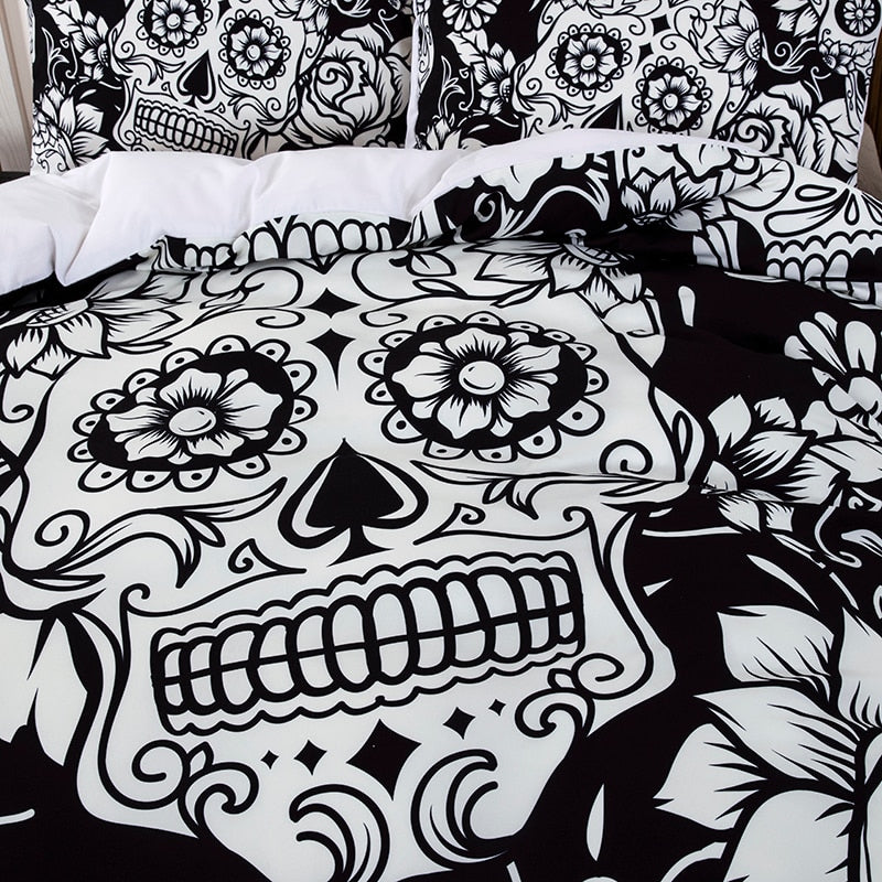 Unisex Skull Sengetøy – Unik Komfort for Sovetid