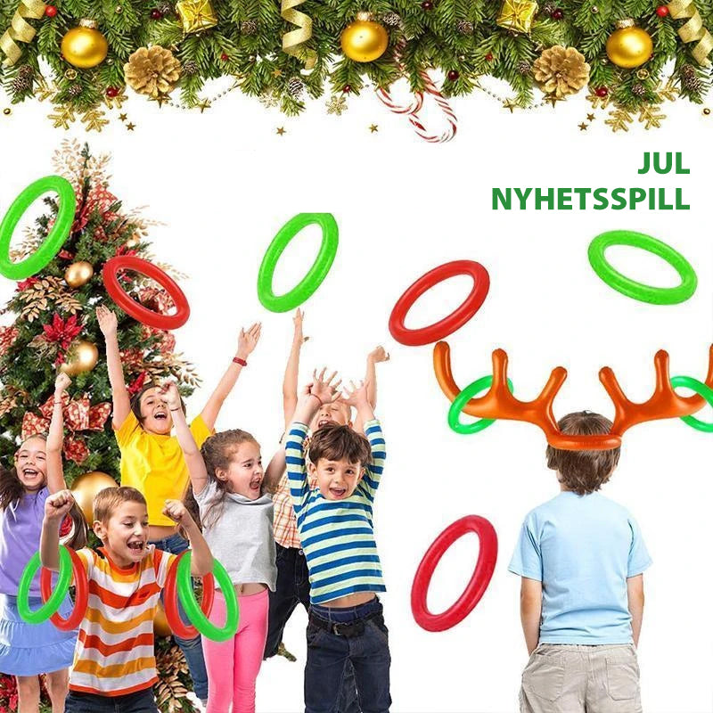 Oppblåsbart Julegevir Spill - Morsomt Ringkast for Fest