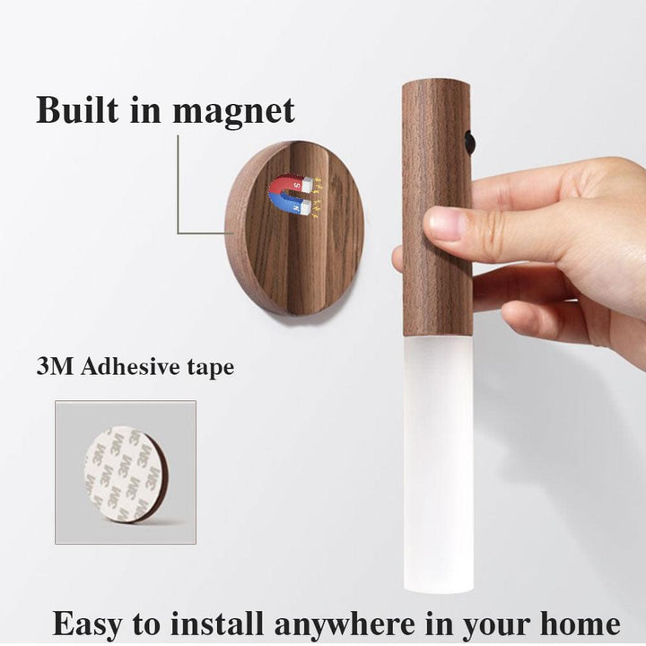 LED Nattlampe - Bevegelsesensor | Oppladbar