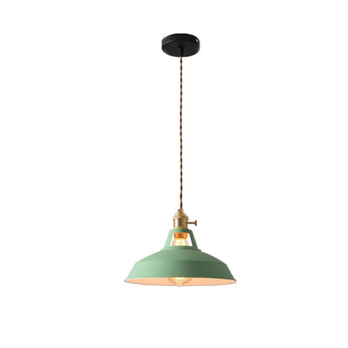 Innendørs Hengende Pastellampe i Metall – Retro Design