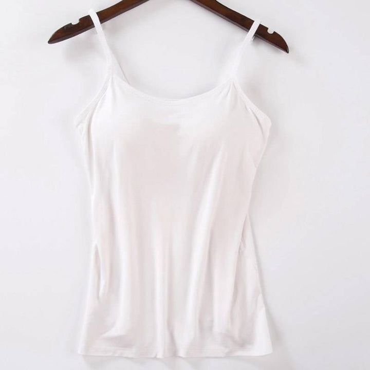 Polstret Cami Tank-topp for Kvinner – Komfort og Stil