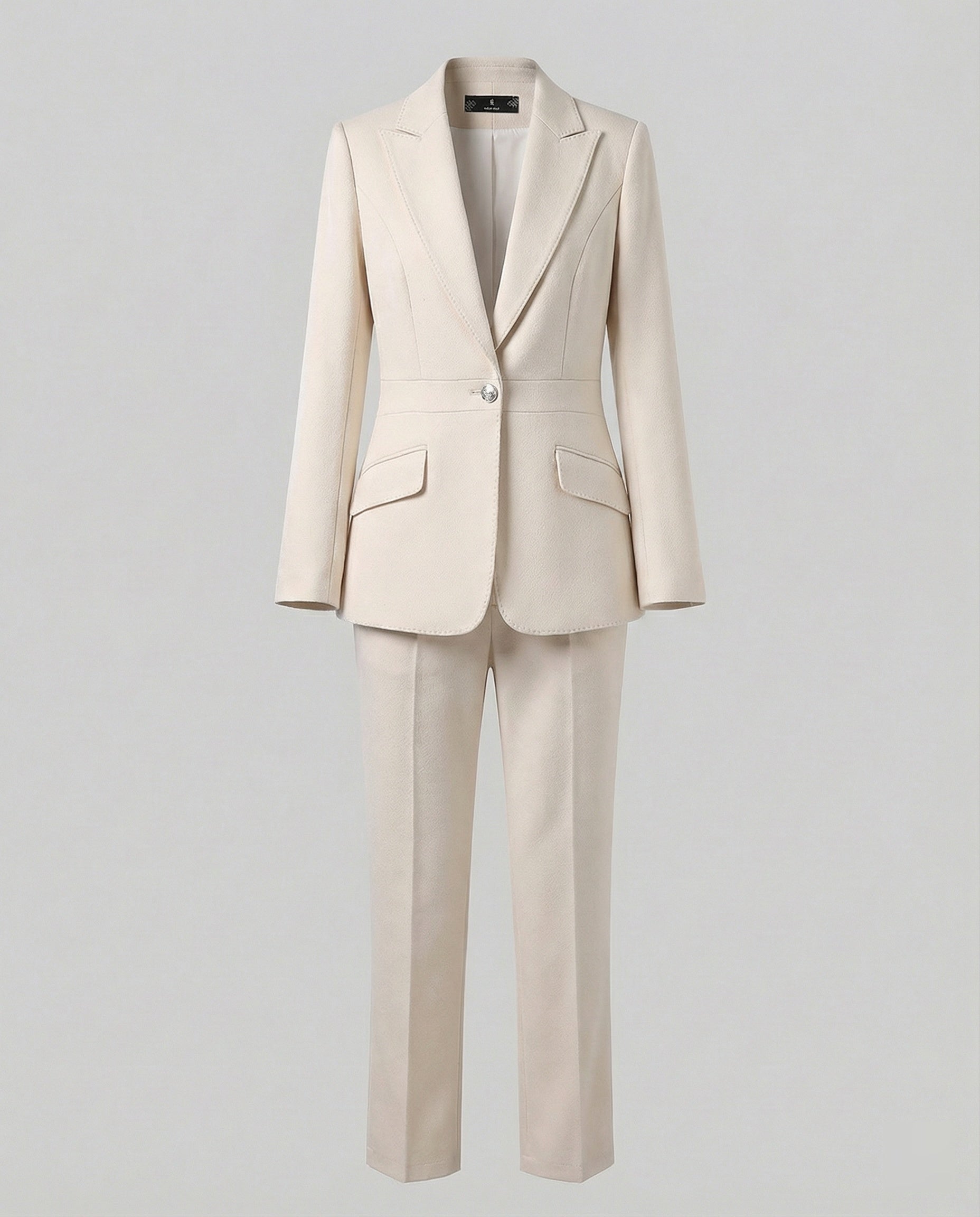 Dame Todelt Buksedragt med Enkeltradet Blazer
