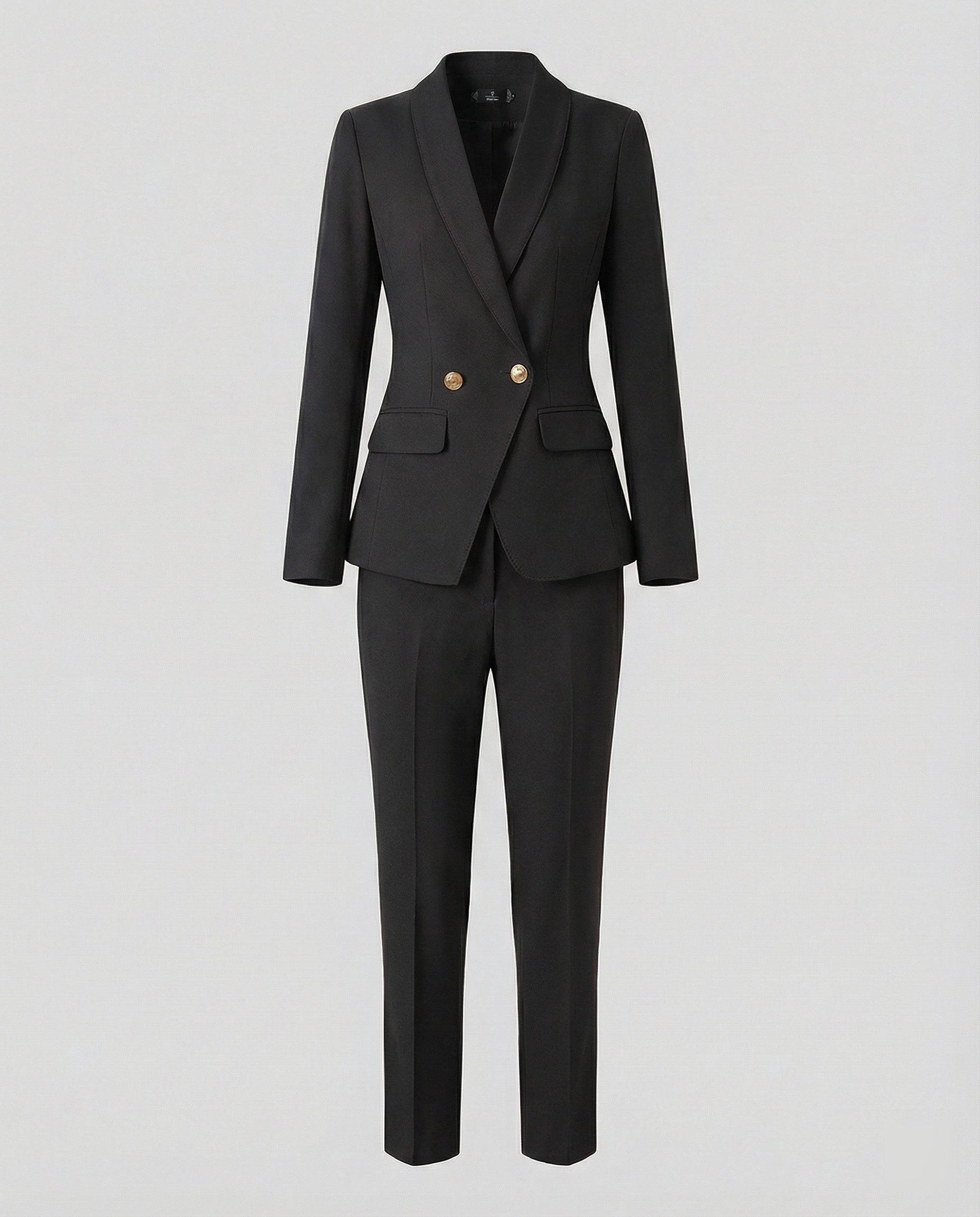Dame Todelt Buksedragt med Enkeltradet Blazer
