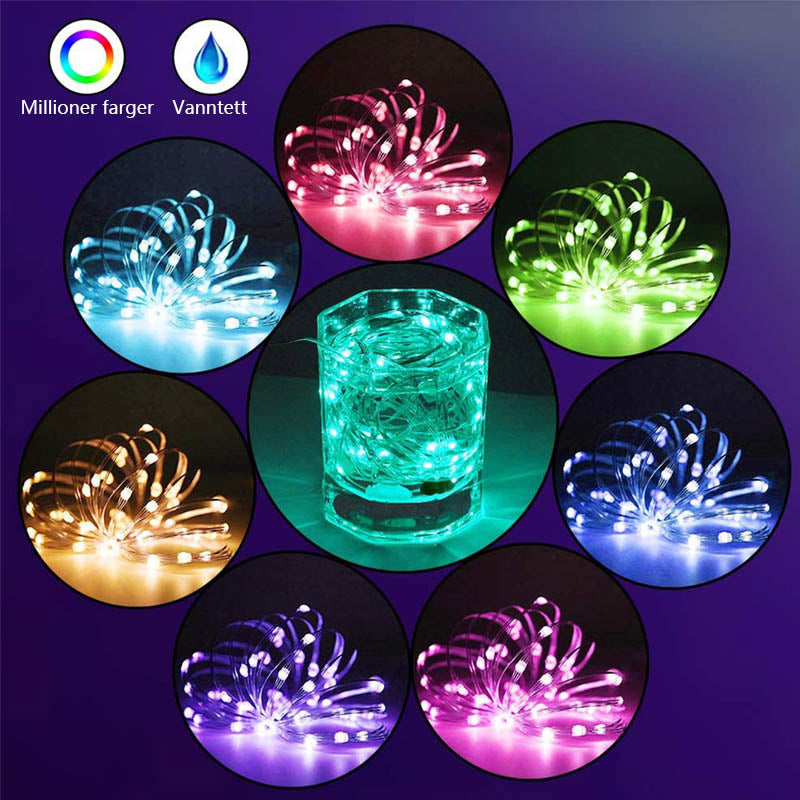 Smart LED Jule-lyslenke - Programmerbar &amp; App-styrt