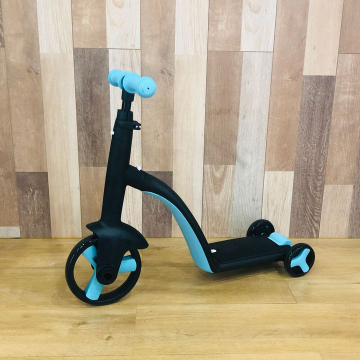 3-i-1 Barnescooter: Balanse-, Trehjulssykkel &amp; Sparkesykkel