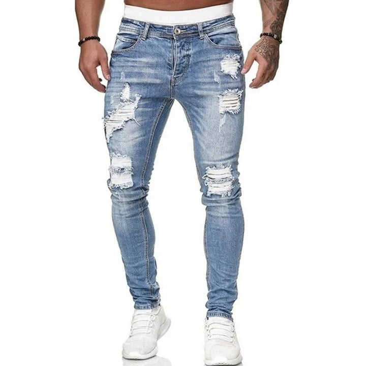 Jeans for menn – Råde Skinny Fit med Rifter
