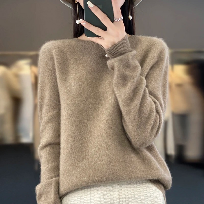 Weicher und leichter Pullover für Damen mit zeitlosem Design