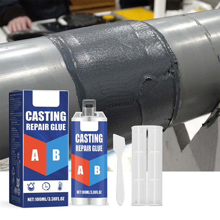 Reparasjonslim for metallstøping